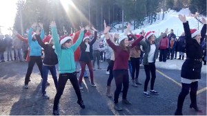 Flash-mob Danseuses FPR le 14/12/2013